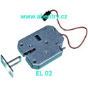 EL 02 - elektromagnetický zaklesávací zámek