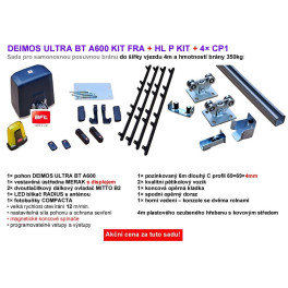 DEIMOS ULTRA BT A600/HL P KIT - zes&iacute;len&aacute; sada automatizace a kov&aacute;n&iacute; pro samonosnou br&aacute;nu